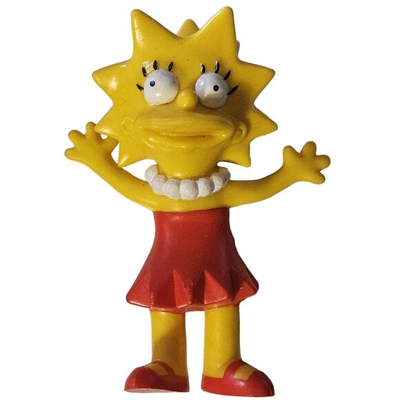 1990 Lisa Simpson The Simpsons Bendable Action Figurine - Picture 1 of 2